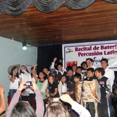 ARecital de Batería y Percusión Latina. E.M Amadeus. Año 2012.